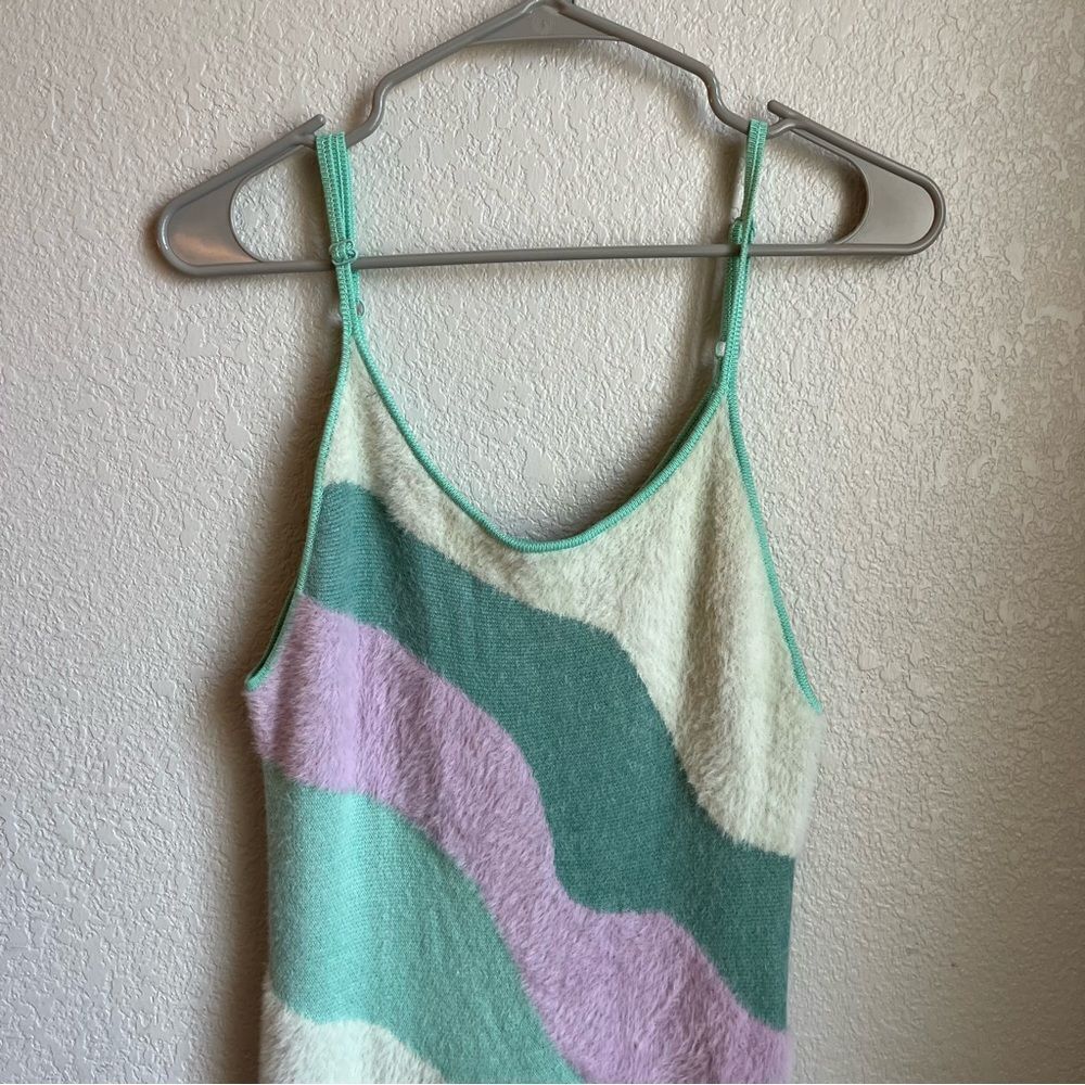 House of Sunny Good Vibrations Pastel Colorblock Dress - Picture 9 of 16